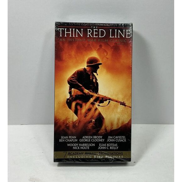 The Thin Red Line VHS 20th Century Fox Brand New Factory Sealed Clooney Penn - Picture 1 of 5